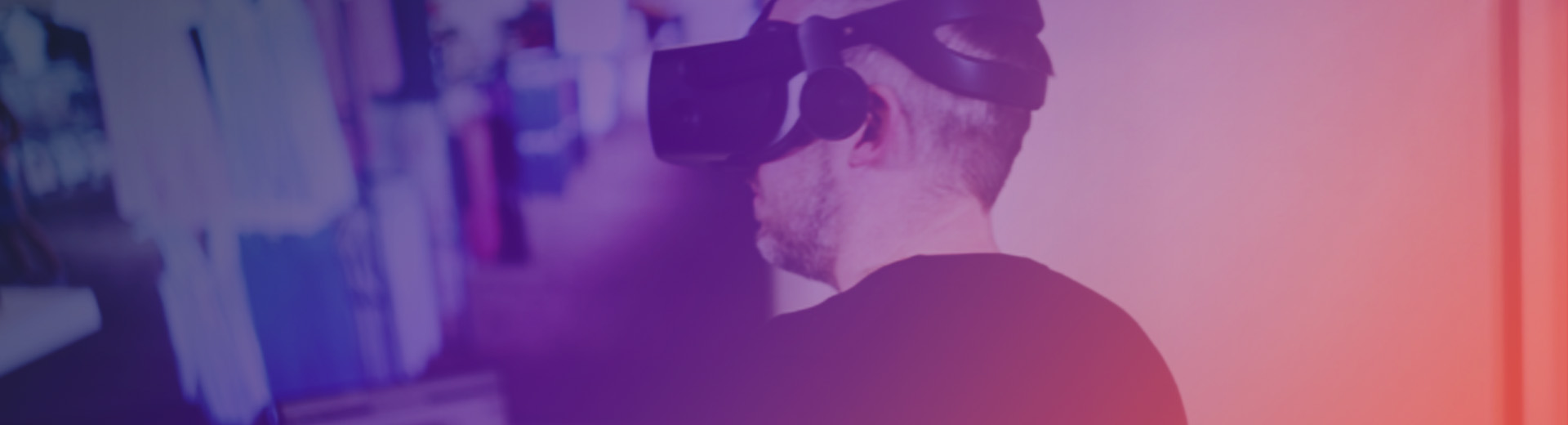 Merson Group employee with VR headset