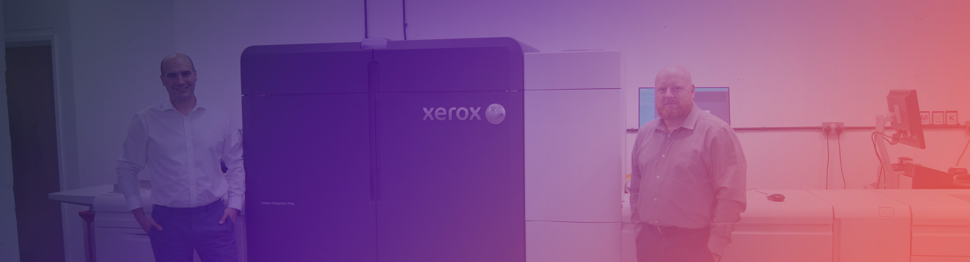 Xerox Iridesse at Clarkeprint Premises