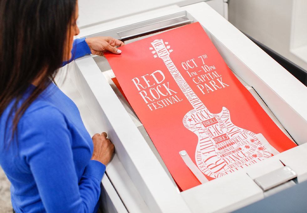 Printing extra large posters on the Xerox Iridesse