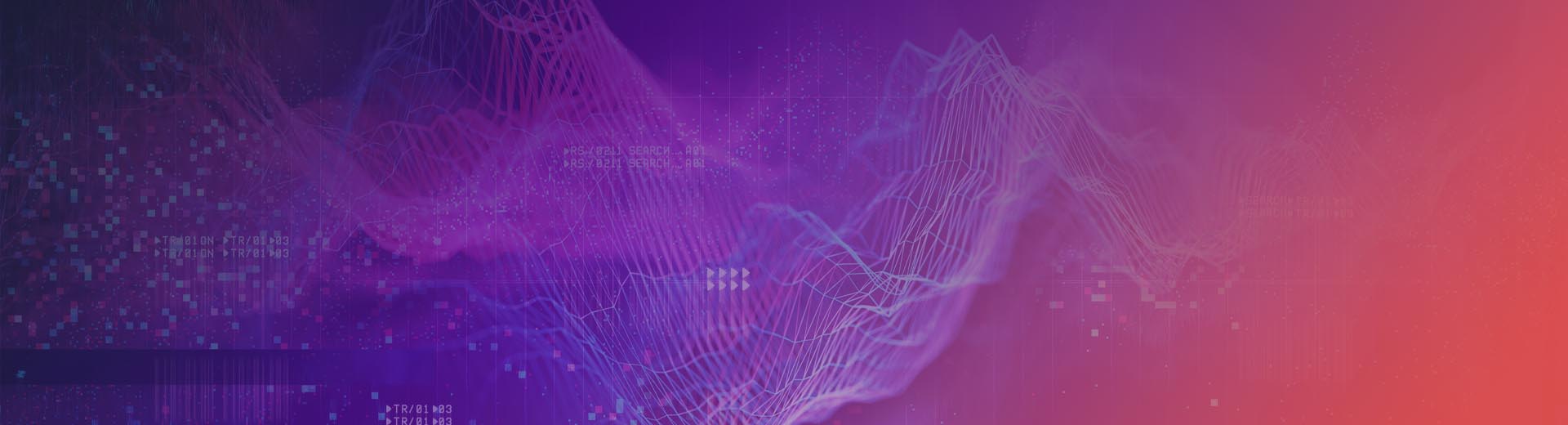 Abstract image of data processing