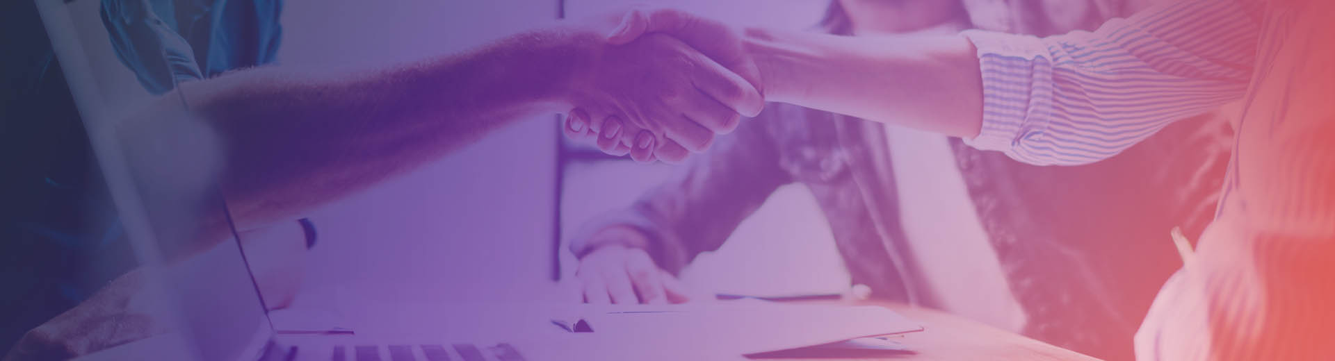 Business people shaking hands
