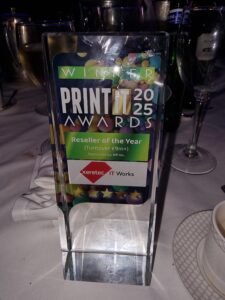 Photo of Print IT Award Reseller of the Year 2025