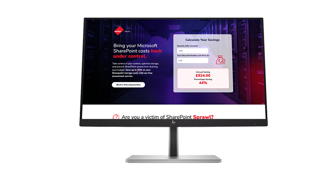 Xeretec SharePoint Savings Calculator