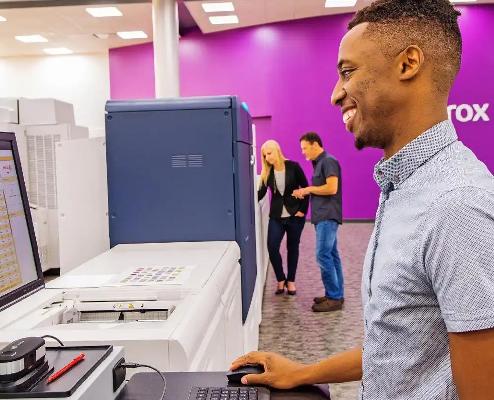 Xerox Iridesse with Operator